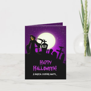 Gruseliges Halloween Karte