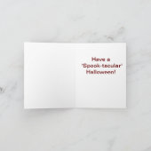 Gruseliges Halloween Karte (Innenseite)