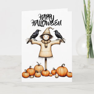 Gruseliges Halloween Karte