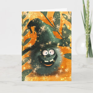 Gruseliges Halloween Karte