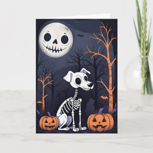 Gruseliges Halloween Karte