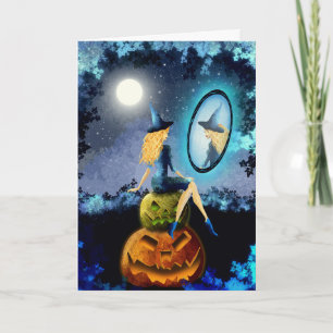 Gruseliges Halloween Karte