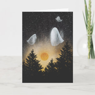 Gruseliges Halloween Karte