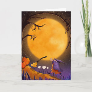 Gruseliges Halloween Karte