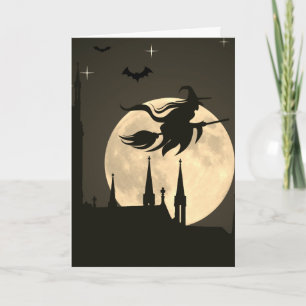 Gruseliges Halloween Karte