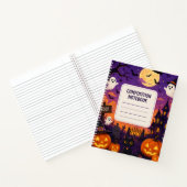Gruseliges Halloween-Kompositionsheft Notizblock (Innenseite)