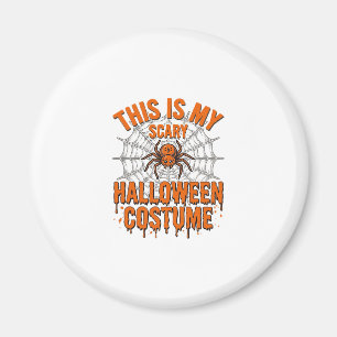 Gruseliges Halloween-Kostenetz Spinnennetz Vintage Magnet