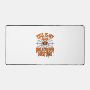Gruseliges Halloween-Kostenetz Spinnennetz Vintage Schreibtischunterlage