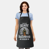 Gruseliges Halloween-Kostenüm-Design für ein Spukh Schürze (Getragen)