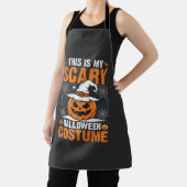 Gruseliges Halloween-Kostenüm Kürbis-Hexenhut-Desi Schürze (InSitu)