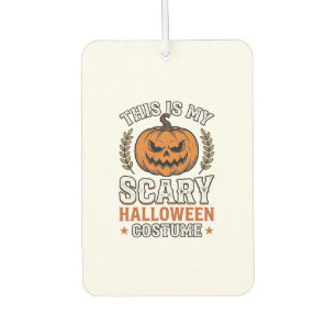 Gruseliges Halloween-Kostenüm Kürbis Vintage Vekto Autolufterfrischer