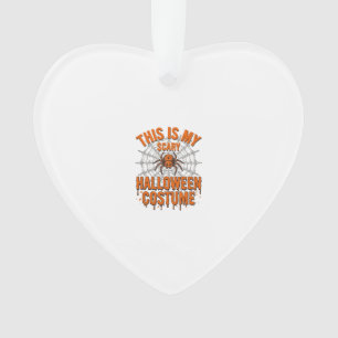 Gruseliges Halloween-Kostenum Spinnennetz Vintage- Ornament