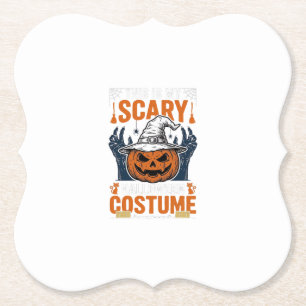 Gruseliges Halloween-Kostüm Kürbis Hexenhut Shirt_ Untersetzer