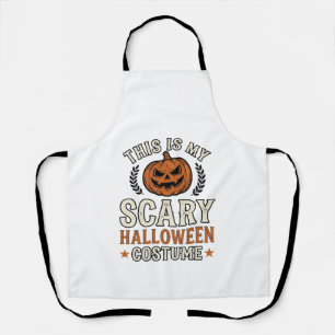 Gruseliges Halloween-Kostüm-Kürbis-Vintage-Shirt-D Schürze