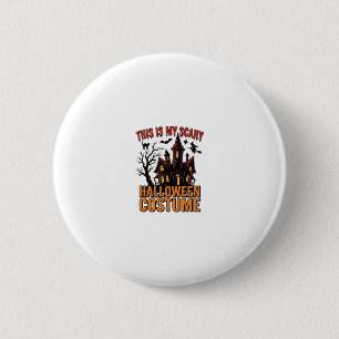 Gruseliges Halloween-Kostüm Spukhaus Vintage-Shirt Button