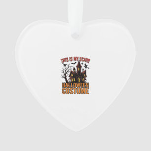 Gruseliges Halloween-Kostüm Spukhaus Vintage-Shirt Ornament