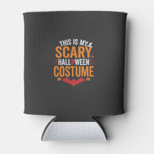 Gruseliges Halloween-Kostüm-Typografie-Fledermaus- Dosenkühler