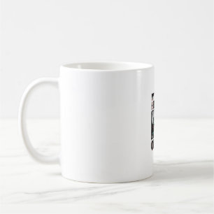 Gruseliges Halloween-Kostüm Vintage-Friedhof-T-Shi Kaffeetasse