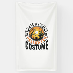 Gruseliges Halloween-Kostüm Vintage Gravur Shirt D Banner