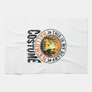 Gruseliges Halloween-Kostüm Vintage Gravur Shirt D Geschirrtuch