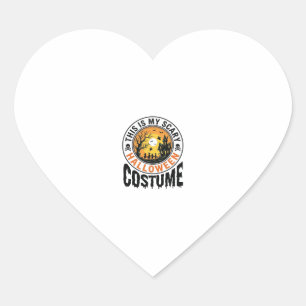 Gruseliges Halloween-Kostüm Vintage Gravur Shirt D Herz-Aufkleber