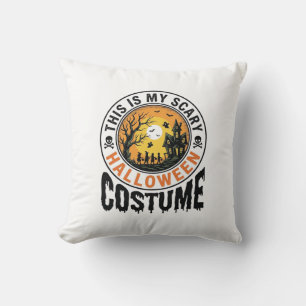 Gruseliges Halloween-Kostüm Vintage Gravur Shirt D Kissen