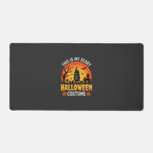 Gruseliges Halloween-Kostüm Vintage-Sonnenuntergan Schreibtischunterlage