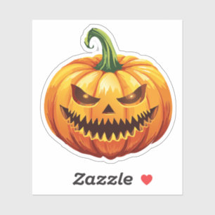Gruseliges Halloween-Monster Aufkleber