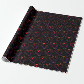 Gruseliges Halloween-Muster-Wrap-Papier Geschenkpapier (Ungerollt)