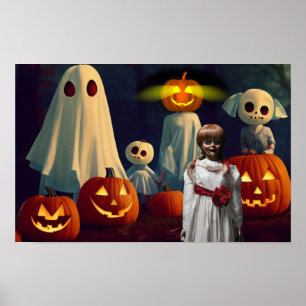 Gruseliges Halloween. Poster
