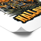 Gruseliges Halloween Poster (Ecke)