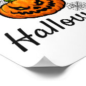 Gruseliges Halloween Poster (Ecke)