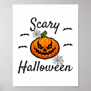 Gruseliges Halloween Poster