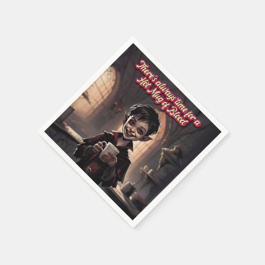 gruseliges Halloween! 🎃 Serviette (Ecke)