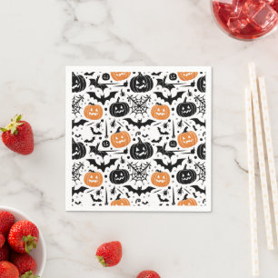 Gruseliges Halloween Serviette
