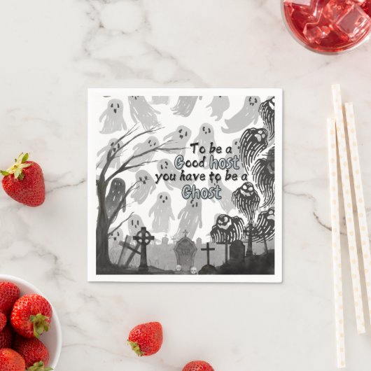 gruseliges Halloween! 🎃 Serviette (Beispiel)