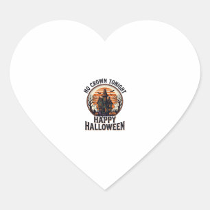 Gruseliges Halloween-Shirt mit spooky manor Art_1 Herz-Aufkleber