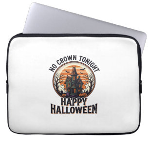 Gruseliges Halloween-Shirt mit spooky manor art_1 Laptopschutzhülle