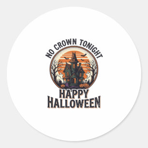 Gruseliges Halloween-Shirt mit spooky manor art_1 Runder Aufkleber