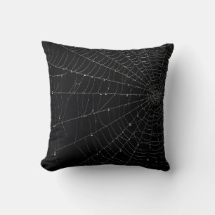 Gruseliges Halloween-Spinnennetz-Kissen Kissen