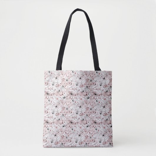 Gruseliges Halloween Spinnennetz Tasche (Vorderseite)