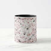Gruseliges Halloween-Spinnennetz Tasse (Zentrum)