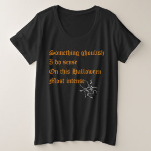 Gruseliges Halloween-T-Shirt Große Größe T-Shirt