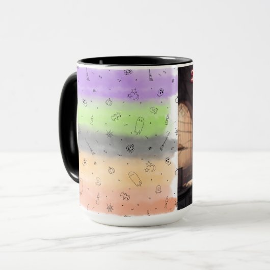 gruseliges Halloween! 🎃 Tasse (Vorderseite Links)