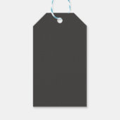Gruseliges Halloween-Verpackungslabel Geschenkanhänger (Rückseite)
