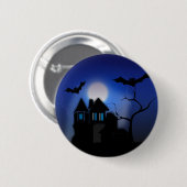 Gruseliges Haus Button (Vorne & Hinten)