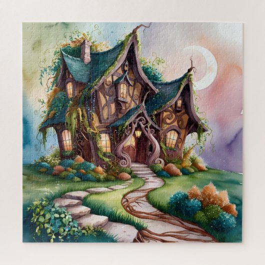 Gruseliges Haus Puzzle (Vertikal)