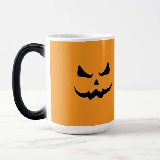 Gruseliges Herbst-Trinkgeschirr, klassisches Hallo Verwandlungstasse (Links)