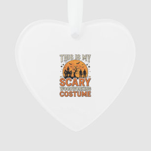 Gruseliges Holzarbeits-Kostüm Halloween Vintage De Ornament