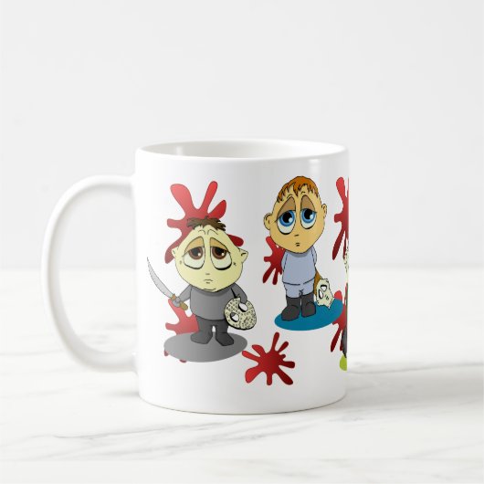 Gruseliges Kidz Kaffeetasse (Links)
